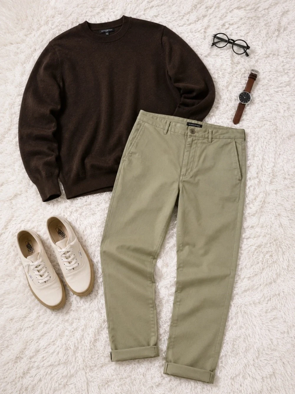 Banana Republic Olive Green Slim Chino Pants